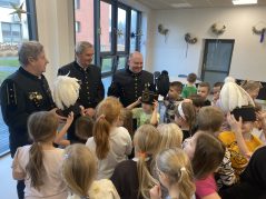 Wizyta górników w SP w Łękińsku